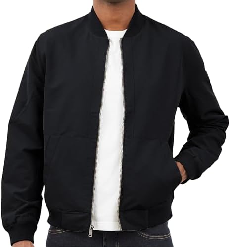Amazon.com: Brandit Men's MA1 Jacket Black Size S: Clothing, Shoes